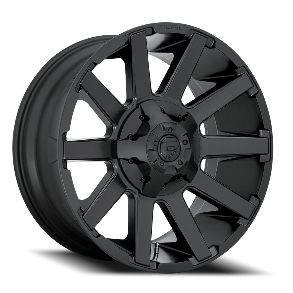 Aluminum Wheels 20X9 Contra D437 5 On 139.7/5 On 150 Matte Black 110.1 Bore 20 Offset 8 Spoke Fuel Off Road Wheels