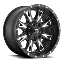 Load image into Gallery viewer, Aluminum Wheels 18X9 Throttle D513 8 On 165.1 Black Milled 125.2 Bore 20 Offset Fuel Off Road Wheels