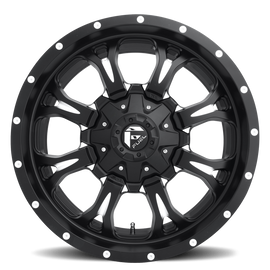 Aluminum Wheels 20X9 Krank D517 5 On 139.7/5 On 150 Matte Black Milled 110.3 Bore 1 Offset Fuel Off Road Wheels