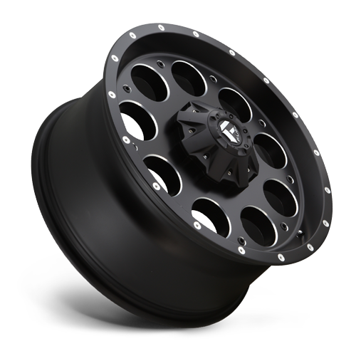 Aluminum Wheels 17X9 Revolver D525 8 On 170 Matte Black Milled 125.2 Bore -12 Offset Fuel Off Road Wheels