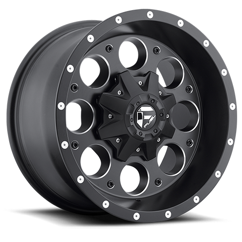 Aluminum Wheels 17X9 Revolver D525 5 On 114.3/5 On 127 Matte Black/Milled 78.1 Bore -12 Offset Fuel Off Road Wheels