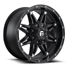 Load image into Gallery viewer, Aluminum Wheels 18X9 Hostage D531 8 On 165.1 Matte Black 125.1 Bore 20 Offset Fuel Off Road Wheels