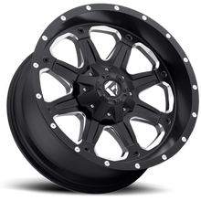 Load image into Gallery viewer, Aluminum Wheels 20X9 Boost D534 8 On 165.1 Black Milled 125.2 Bore 1 Offset Multi Spoke Fuel Off Road Wheels