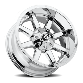 Aluminum Wheels 18X9 Maverick D536 8 On 165.1 Chrome 125.2 Bore -12 Offset Fuel Off Road Wheels