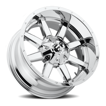 Load image into Gallery viewer, Aluminum Wheels 18X9 Maverick D536 6 On 135/6 On 139.7 Chrome 106.4 Bore 1 Offset Fuel Off Road Wheels
