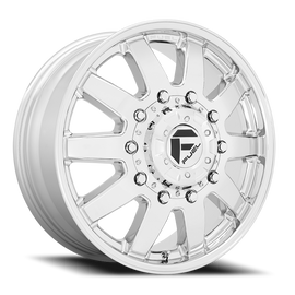 Dually Wheels 20X8.25 Maverick Dually D536 10 On 225 Chrome 170.1 Bore 105 Offset 7 Spoke Front Dually Fuel Off Road Wheels