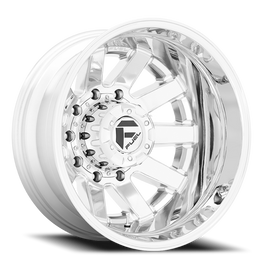 Dually Wheels 20X8.25 Maverick Dually D536 10 On 225 Chrome 170.1 Bore -202 Offset 7 Spoke Outer Dually Fuel Off Road Wheels