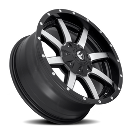 Aluminum Wheels 18X9 Maverick D537 6 On 135/6 On 139.7 Black Machined 106.4 Bore 20 Offset Fuel Off Road Wheels