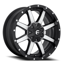 Load image into Gallery viewer, Aluminum Wheels 20X10 Maverick D537 5 On 114.3/5 On 127 Black Machined 78.1 Bore -24 Offset Fuel Off Road Wheels