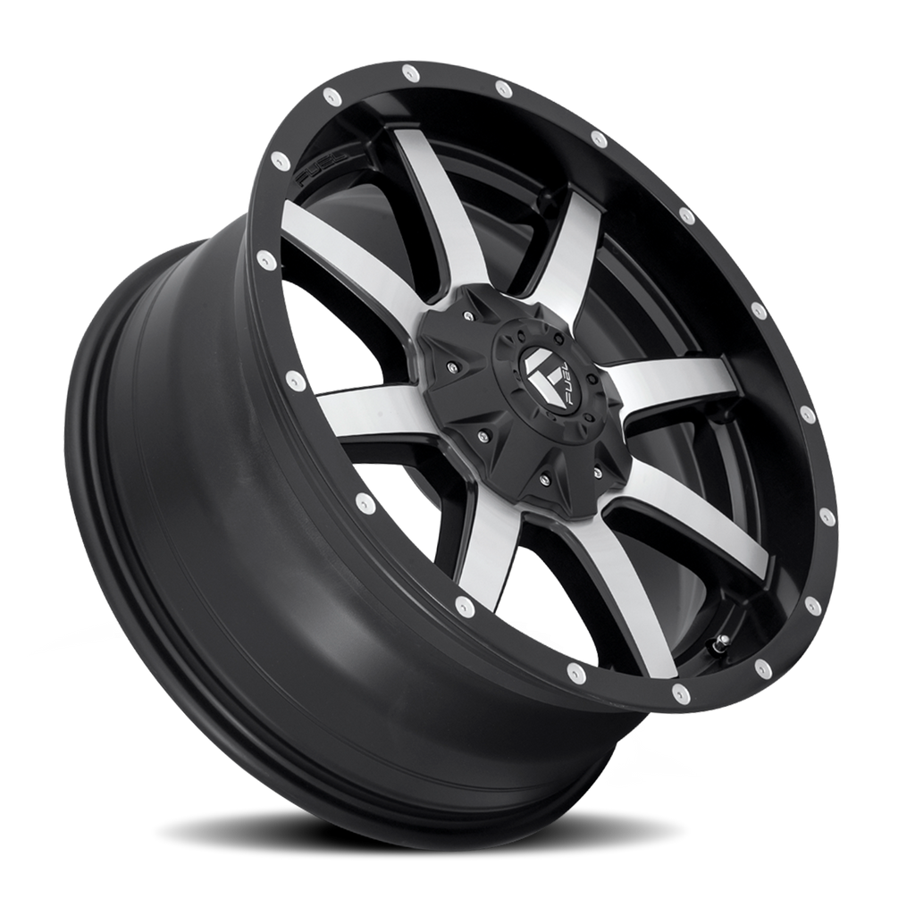 Aluminum Wheels 20X10 Maverick D537 5 On 114.3/5 On 127 Black Machined 78.1 Bore -24 Offset Fuel Off Road Wheels