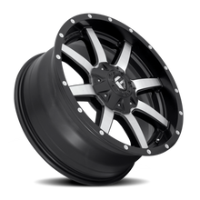 Load image into Gallery viewer, Aluminum Wheels 20X10 Maverick D537 5 On 114.3/5 On 127 Black Machined 78.1 Bore -24 Offset Fuel Off Road Wheels