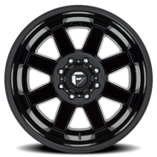 Load image into Gallery viewer, Dually Wheels 17X6.5 Maverick Dually D538 8 On 165.1 Black Milled 125.1 Bore -178 Offset 7 Spoke Outer Dually Fuel Off Road Wheels
