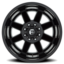 Dually Wheels 17X6.5 Maverick Dually D538 8 On 210 Black Milled 154.3 Bore -178 Offset 7 Spoke Outer Dually Fuel Off Road Wheels