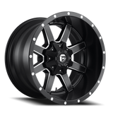 Fuel Off-Road D53818909850 Aluminum Wheels 18X9 Maverick D538 6 On 135/6 On 139.7 Black Milled 106.4 Bore 1 Offset Fuel Off Road Wheels