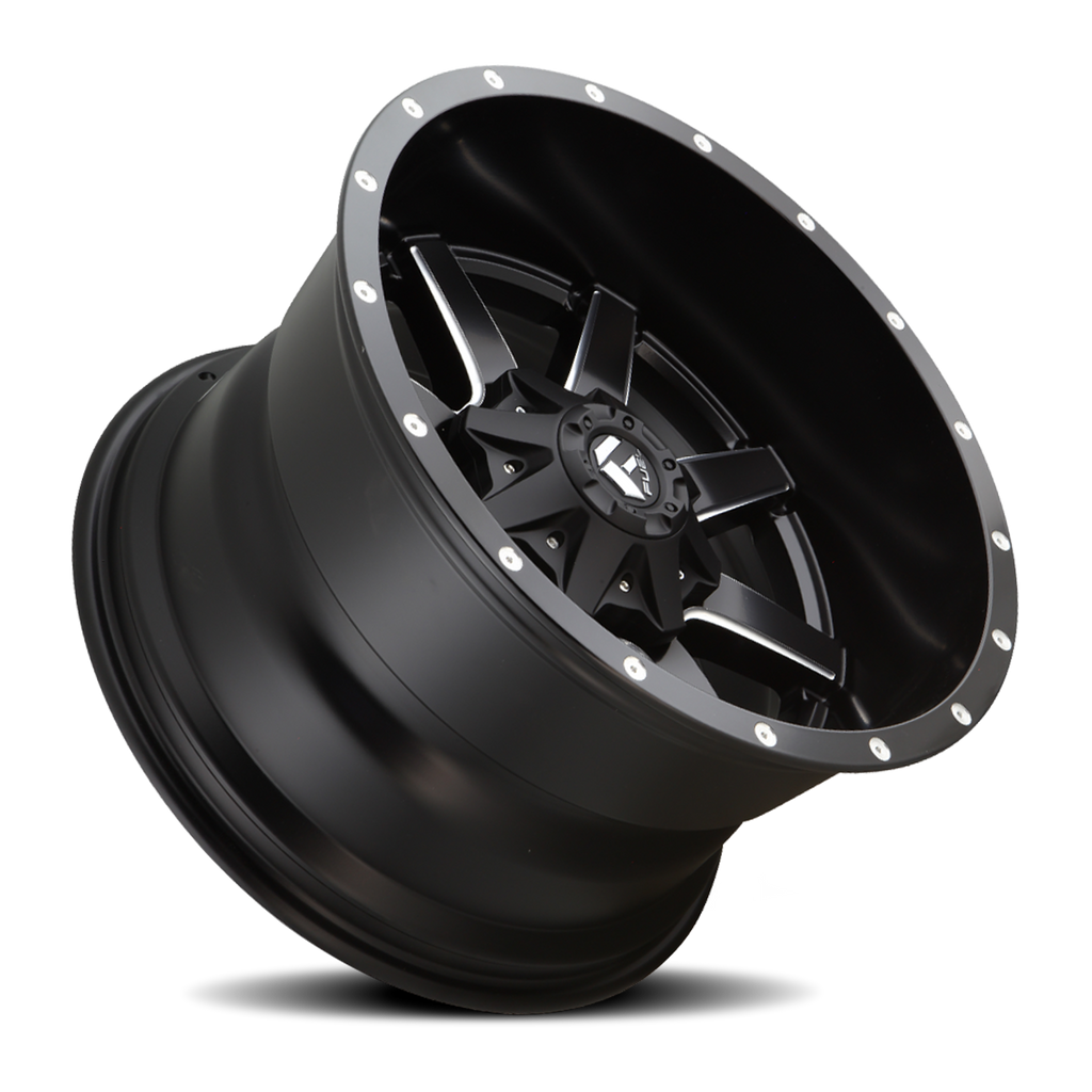 Aluminum Wheels 20X10 Maverick D538 6 On 135/6 On 139.7 Black Milled 106.4 Bore -12 Offset Fuel Off Road Wheels