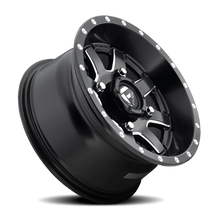 Load image into Gallery viewer, Aluminum Wheels 26X7 Maverick UTV D538 4 On 156 Matte Black Milled 132 Bore 13 Offset Fuel Off Road Wheels