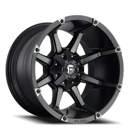 Aluminum Wheels 20X10 Coupler D556 6 On 135/6 On 139.7 Matte Black/Machined Dark Tint 106.1 Bore -18 Offset 8 Spoke Fuel Off Road Wheels