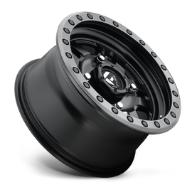 Aluminum Wheels 15X7 Anza UTV D557 4 On 136 Matte Black Beadlock 110.2 Bore 38 Offset 5 Spoke Fuel Off Road Wheels