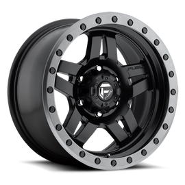 Aluminum Wheels 17X8.5 Anza D557 5 On 127 Matte Black 78.1 Bore -6 Offset 5 Spoke Fuel Off Road Wheels
