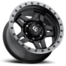 Load image into Gallery viewer, Aluminum Wheels 18X9 Anza D557 5 On 127 Matte Black 78.1 Bore 1 Offset 5 Spoke Fuel Off Road Wheels