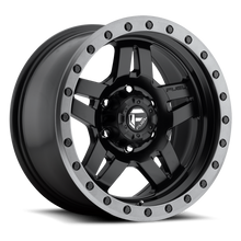 Load image into Gallery viewer, Aluminum Wheels 20X9 Anza D557 8 On 165.1 Matte Black 125.2 Bore 1 Offset 5 Spoke Fuel Off Road Wheels