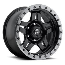 Aluminum Wheels 20X9 Anza D557 8 On 165.1 Matte Black 125.2 Bore 1 Offset 5 Spoke Fuel Off Road Wheels