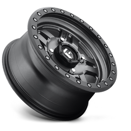 Aluminum Wheels 15X7 Anza UTV D558 4 On 156 Matte Anthracite Gray Black Ring 132 Bore 38 Offset 5 Spoke Fuel Off Road Wheels