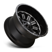Load image into Gallery viewer, Aluminum Wheels 20X10 Crush D561 6 On 135/6 On 139.7 Gloss Black Double Dark Tint Machined Face 106.4 Bore -18 Offset 8 Spoke Fuel Off Road Wheels