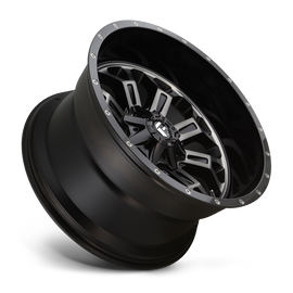 Aluminum Wheels 20X9 Crush D561 6 On 135/6 On 139.7 Gloss Black Double Dark Tint Machined Face 106.1 Bore 19 Offset 8 Spoke Fuel Off Road Wheels