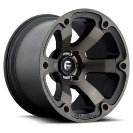 Aluminum Wheels 20X10 Beast D564 8 On 180 Matte Black/Machined Dark Tint 124.3 Bore -18 Offset 6 Spoke Fuel Off Road Wheels