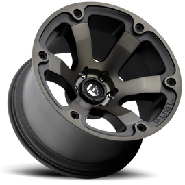 Aluminum Wheels 20X10 Beast D564 8 On 165.1 Matte Black/Machined Dark Tint 125.2 Bore -18 Offset 6 Spoke Fuel Off Road Wheels