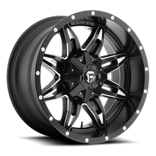 Load image into Gallery viewer, Aluminum Wheels 20X9 Lethal D567 8 On 170 Matte Black Milled 125.2 Bore 1 Offset Fuel Off Road Wheels