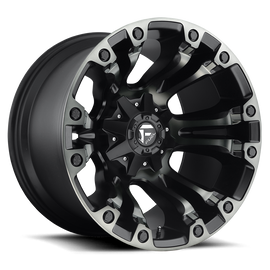 Aluminum Wheels 17X9 Vapor D569 6 On 135/6 On 139.7 Matte Black Double Dark Tint 106.1 Bore -12 Offset Fuel Off Road Wheels