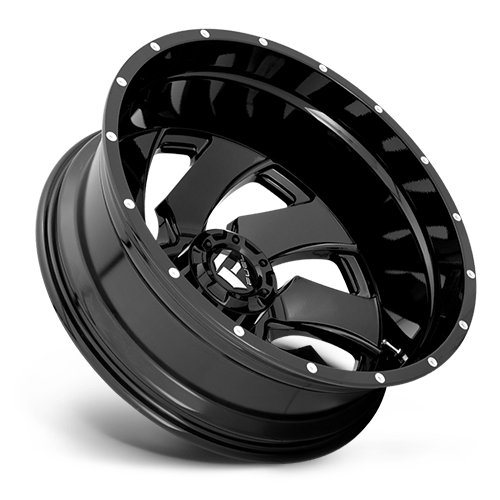 Dually Wheels 20X8.3 Cleaver Dually D574 8 On 210 Gloss Black Milled 154.3 Bore -246 Offset Multi Spoke Outer Dually Fuel Off Road Wheels