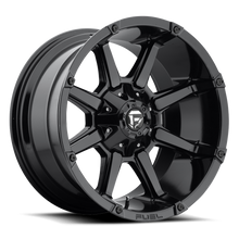 Load image into Gallery viewer, Aluminum Wheels 20X10 Coupler D575 6 On 135/6 On 139.7 Gloss Black 106.4 Bore -24 Offset 8 Spoke Fuel Off Road Wheels