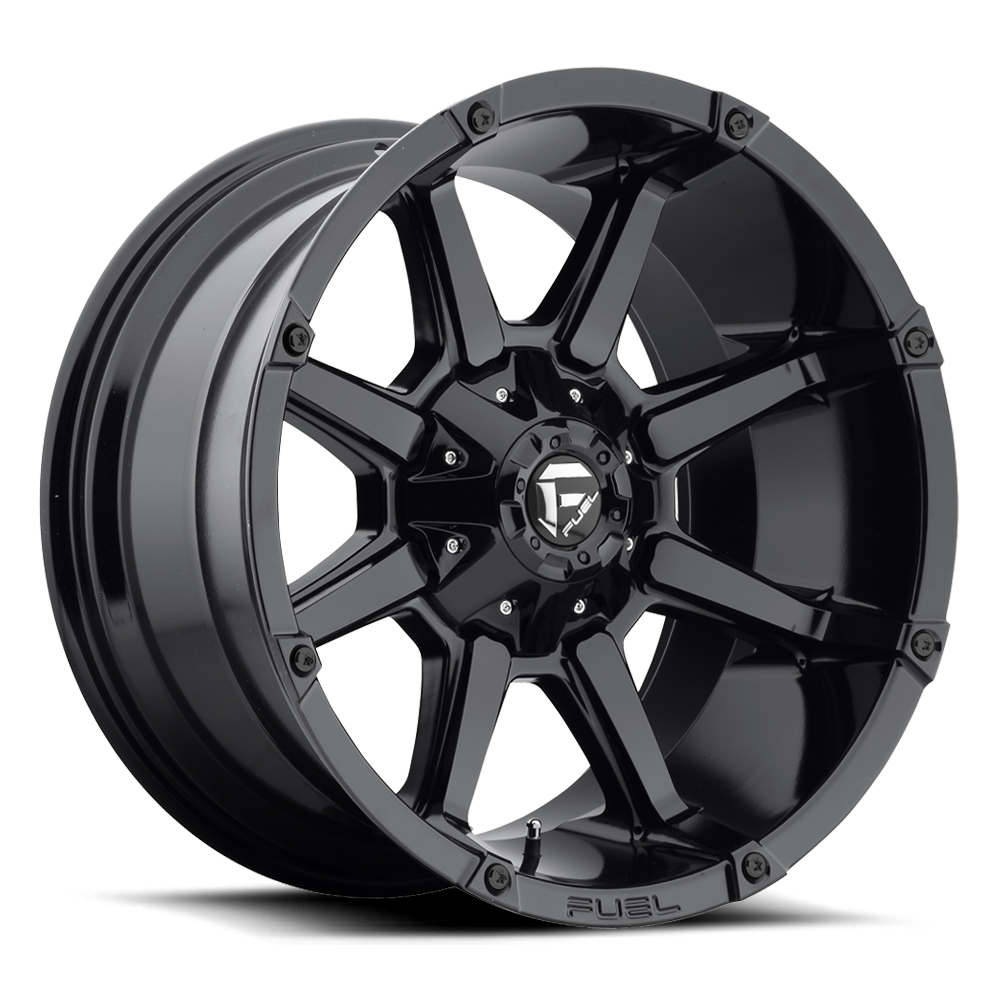 Aluminum Wheels 20X9 Coupler D575 5 On 139.7/5 On 150 Gloss Black 110.3 Bore 20 Offset 8 Spoke Fuel Off Road Wheels