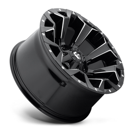Aluminum Wheels 18X9 Assault D576 6 On 135/6 On 139.7 Gloss Black Milled 106.1 Bore 19 Offset 8 Spoke 45 Lbs Fuel Off Road Wheels