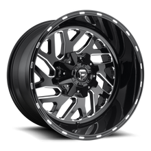Load image into Gallery viewer, Aluminum Wheels 20X10 Triton D581 6 On 135/6 On 139.7 Gloss Black Milled 106.1 Bore -19 Offset Mesh Spoke 3.57 Lip Fuel Off Road Wheels