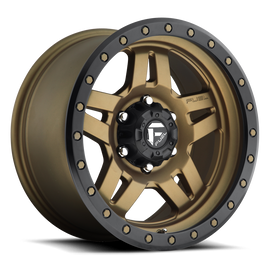 Aluminum Wheels 18X9 Anza D583 5 On 127 Bronze 78.1 Bore 1 Offset 5 Spoke Fuel Off Road Wheels