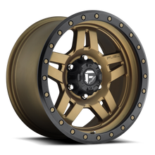 Load image into Gallery viewer, Aluminum Wheels 18X9 Anza D583 6 On 139.7 Bronze 108 Bore 20 Offset 5 Spoke Fuel Off Road Wheels