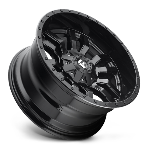 Aluminum Wheels 18X8 Sledge D596 5 On 114.3/5 On 120 Matte Black/Gloss Black Lip 72.56 Bore 35 Offset Fuel Off Road Wheels