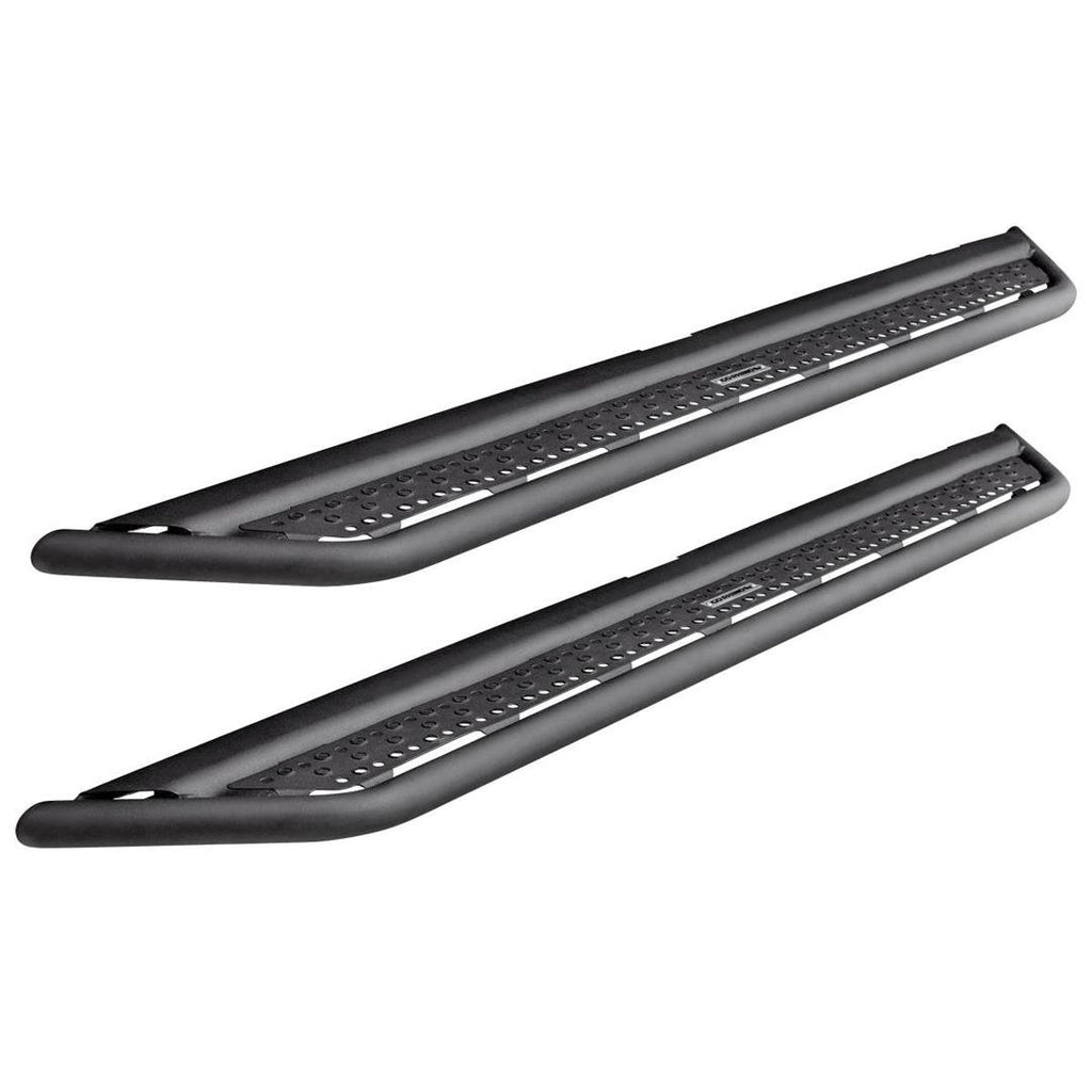 Go Rhino D60057T 6" wide strong steel side steps doubles as a slider to protect rocker panel