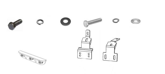 Go Rhino D60368TK Dominator Xtreme D1 D2 D6 DSS DT Side Steps - MOUNTING BRACKETS ONLY