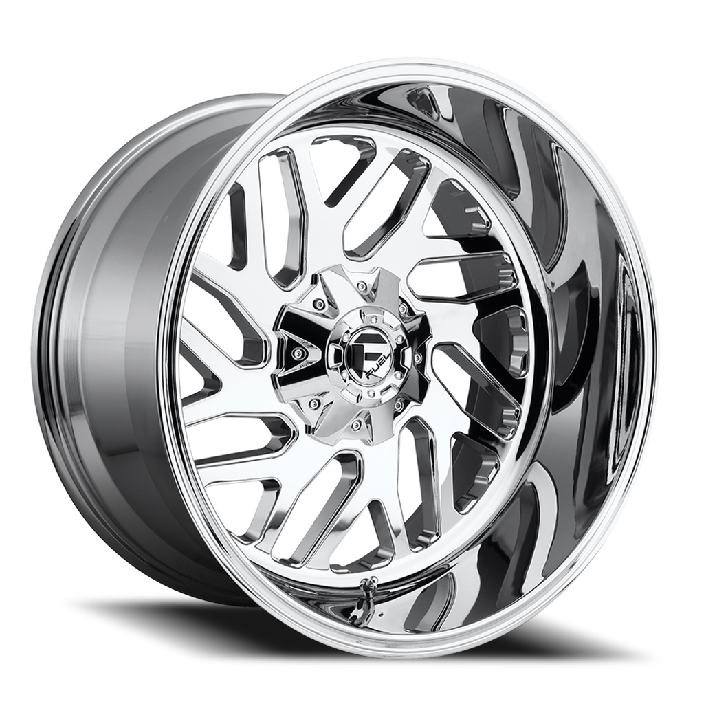 Aluminum Wheels 22X12 Triton D609 8 On 180 Chrome Plated 124.2 Bore -43 Offset Mesh Spoke Fuel Off Road Wheels