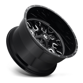 Aluminum Wheels 22X10 Stroke D611 5 On 139.7/5 On 150 Gloss Black Milled 110.3 Bore -18 Offset Fuel Off Road Wheels