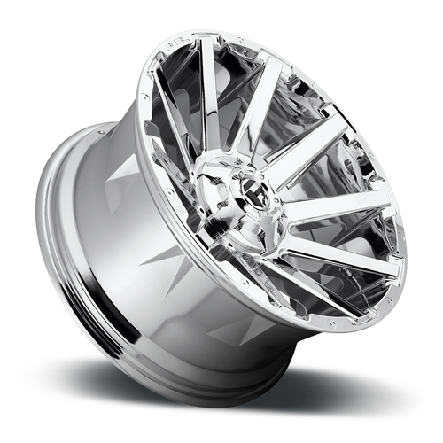 Aluminum Wheels 20X9 Contra D614 8 On 165.1 Chrome 125.2 Bore 1 Offset Multi Spoke Fuel Off Road Wheels