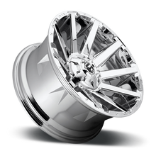 Load image into Gallery viewer, Aluminum Wheels 20X9 Contra D614 8 On 165.1 Chrome 125.2 Bore 1 Offset Multi Spoke Fuel Off Road Wheels