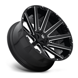 Aluminum Wheels 20X10 Contra D616 8 On 170 Matte Black Milled 125.1 Bore -18 Offset Multi Spoke Fuel Off Road Wheels