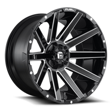 Load image into Gallery viewer, Aluminum Wheels 22X10 Contra D616 8 On 170 Matte Black Milled 125.1 Bore -18 Offset Multi Spoke Fuel Off Road Wheels