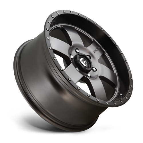 Aluminum Wheels 18X9 Podium D619 6 On 139.7 Anthracite/Black Lip 108 Bore 1 Offset Fuel Off Road Wheels